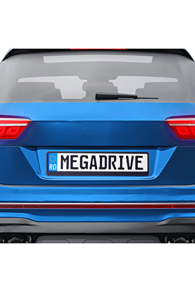 Mega Drive Suport Numar InmatriculareNegru 1 Buc