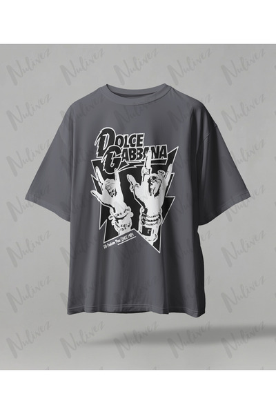 Nulivez تي شيرت مطبوع عالي الجودة للجنسين مقاس كبير