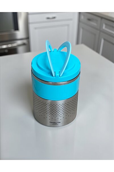 Penguen Steel Food Thermos Vacuum Insulated School Work Camping Travel Nutrition Lunch Box 2-Piece Lunch Box Leak-Proof 1.5Lt