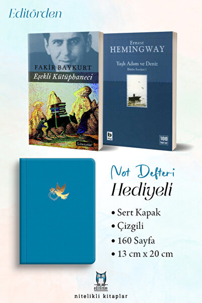 Yüzleşme Yayınları Eşekli Kütüphaneci - Yaşlı Adam ve Deniz/Ernest Hemingway