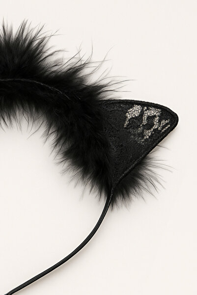 Katia&Bony Girl's Feather Halloween Crown Black