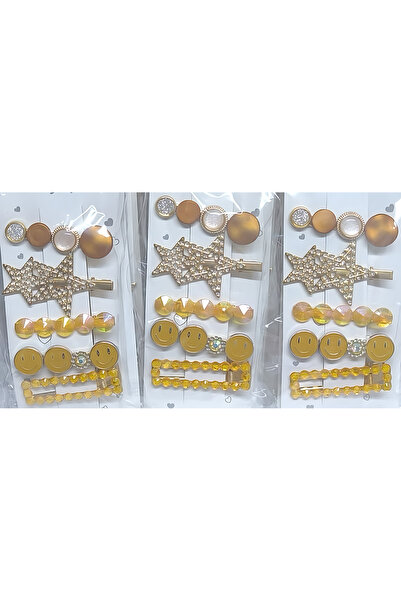 Vi Caro 5'li Şık Tel Toka Hediyelik Zarif Düğün Nişan Özel Gün Tokaları