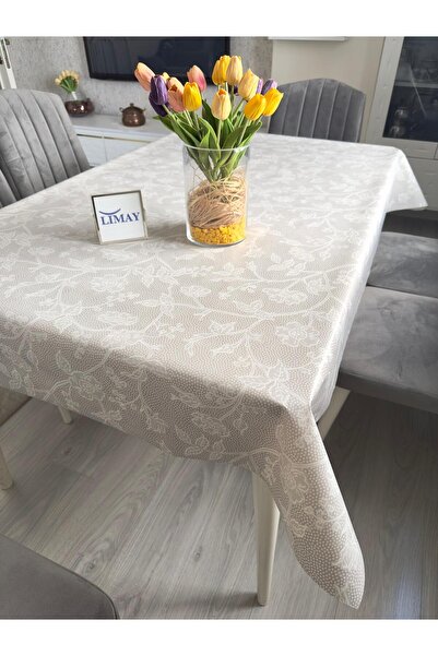 LİMAY Decorative Table Cloth 1. Grade Pvc - Lined - Practical - Decorative Tablecloth