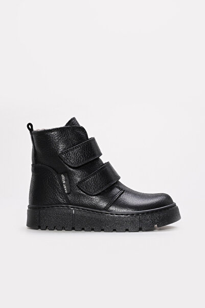 FAST STEP Hakiki Deri Kürklü Unisex Çocuk Klasik Bot 769KXA134