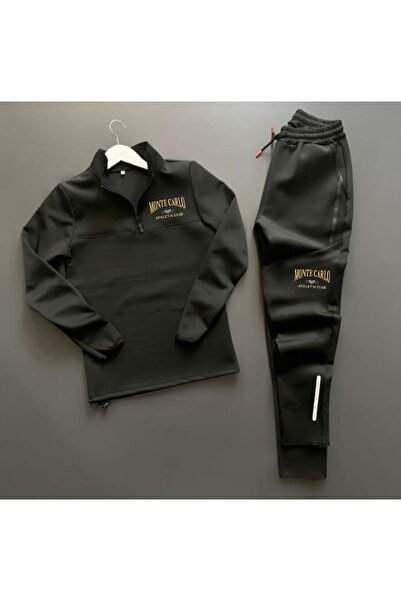 ByFourMan Men's Monte Carlo Printed Top and Bottom Tracksuit Set