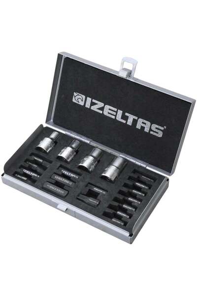 İzeltaş Manyetik Lokmalı Uç Takımı 1/2 20 Parça