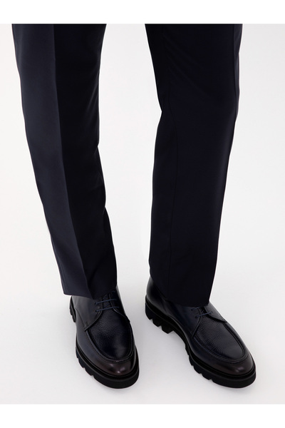 Cacharel Lacivert Eva Taban %100 Deri Klasik Ayakkabı 50315585-VR033