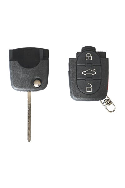 Akonen Carcasa Cheie Contact Pentru Skoda Fabia / OctaVIa, 3+1 Butoane, Cu Cheie