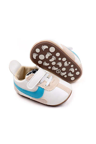 BebeNou Teniși albi, albaștri și crem MDBLS3116-2-p19