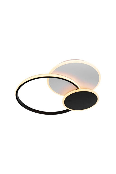 Alessandro DESIGN Candelabru LED cu telecomandă KILLIAN 81W, 3 inele, lumină ...