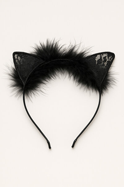Katia&Bony Girl's Feather Halloween Crown Black