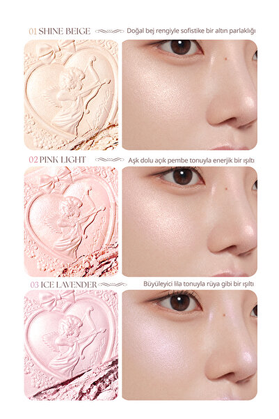 dasique Yoğun Işıltı Sunan Özel Tasarımlı Aydınlatıcı Luxe Glow Highlighter (#01 Shine Beige)