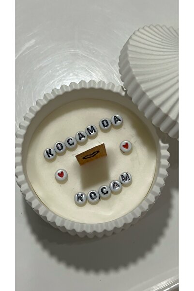 EQUINOX MUM Gizli Mesajlı Mum-Kocamda Kocam-%100 Soyawax