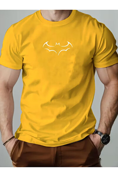 LAVİTTA Men's Batman Logo T-Shirt