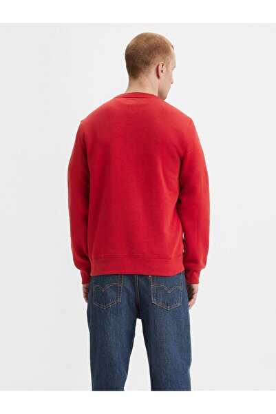 Levi's Men's Circular Neck Red Sweatshirt 34257-0032