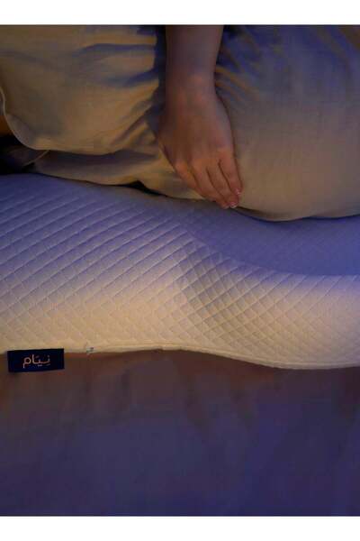 Neyam Pregnancy Pillow Support Side Sleeping, Flexible Pillow with Washable Cover, 22x 24x 29cm, 83