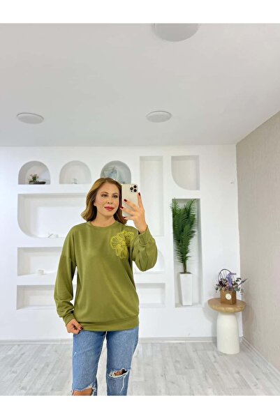 İrka Moda Süzene Çiçek Nakışlı Sewat