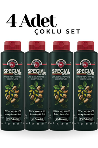 FO Antep Fıstıklı (Pistachio) Sos %5 Antep Fıstıklı Topping Sos x 4 Adet