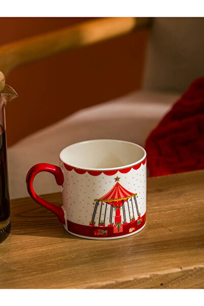 LC Waikiki Lcw Home Mixed Christmas Themed Porcelain Mug 355 ml