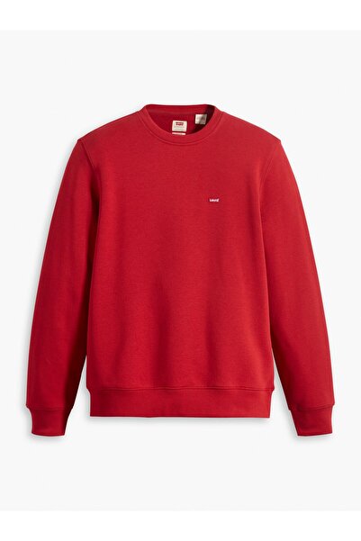 Levi's ERKEK BİSİKLET YAKA KIRMIZI SWEATSHİRT 34257-0032