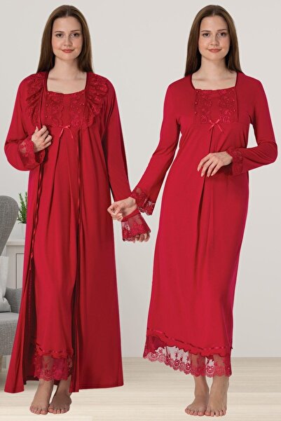 Lohusa Homewear طقم ملابس نوم للحوامل من قطعتين مصنوع من القطن بتصميم أكمام ط...