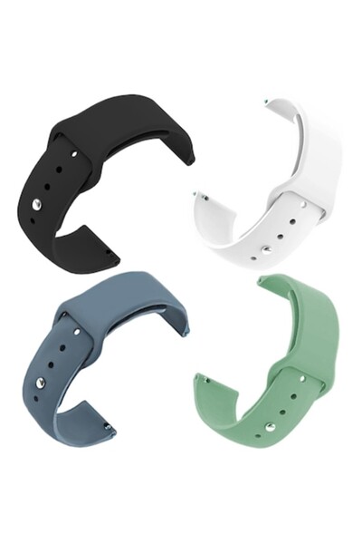 OptimStar Set curea ceas inteligent, 4 piese, lățime 22 mm, Samsung, Xiaomi, ...