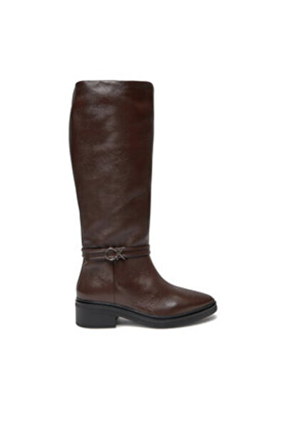 Calvin Klein Γυναικείες Μπότες HW0HW02184 Καφέ