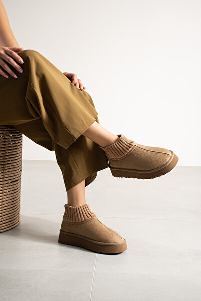 Lorenn Ultra II Трикотаж Візон Суета Внутрішня хутряна підкладка Товста підошва Жіночі черевики