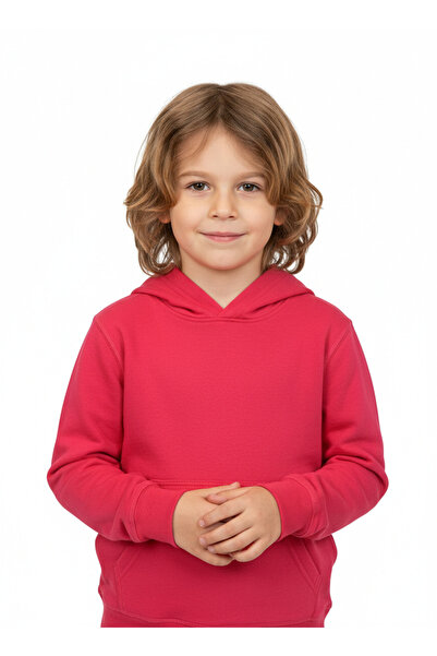 Generic MTA Sports Hoodie, 8-16Yrs, Solid Bright Pink Fleece