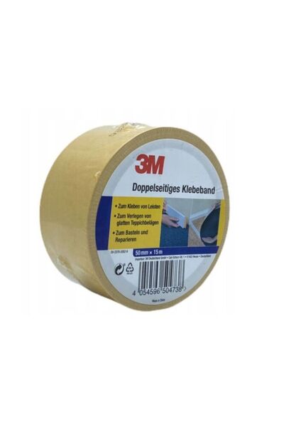 3M 3M double-sided self-adhesive tape, yellow, 50 mm x 15 m