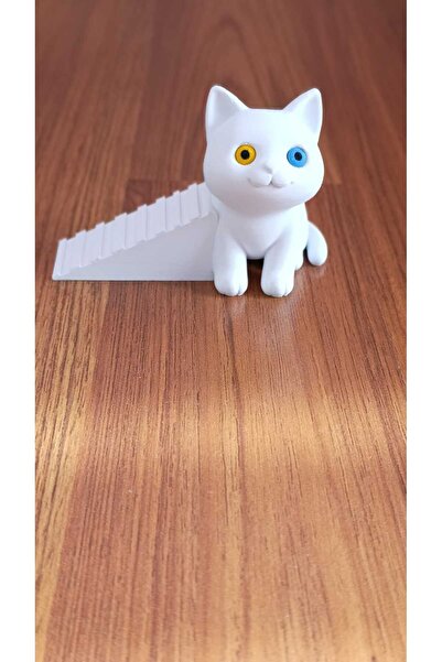 Moldream Kapı Stoperi / Dekoratif & Kaymaz Taban / Kedi figürlü / kapı tutacağı