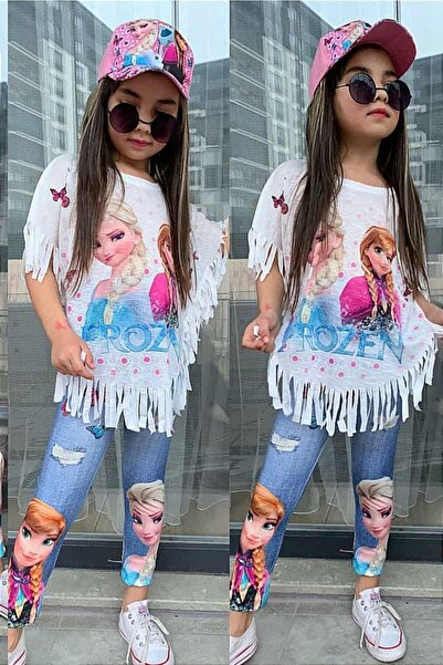 MARMARA FIRSAT Elsa Hat and Leggings Children's Set