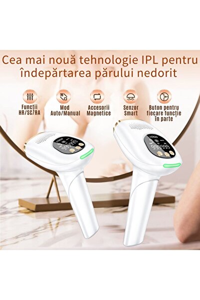 CZAY CZAY® Permanent Hair Removal IPL Epilator, 999,999 Pulses, Ice-Cooling Technology, 9 Levels, Ice-cooling
