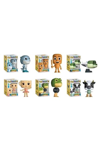 MASHASHOP Set 6 figurine, Putregai italian Brain, Tralalero Tralala, MASHASHOP, multicolor, 10 cm