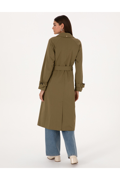 Pierre Cardin Haki Kemerli Trençkot 50314043-VR027