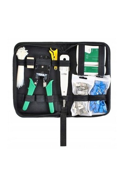 MT MALATEC Professional network cable tester kit with case, 145 pieces