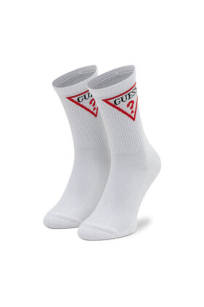 Guess Γυναικείες Ψηλές Κάλτσες Λευκές V2GZ00ZZ00I