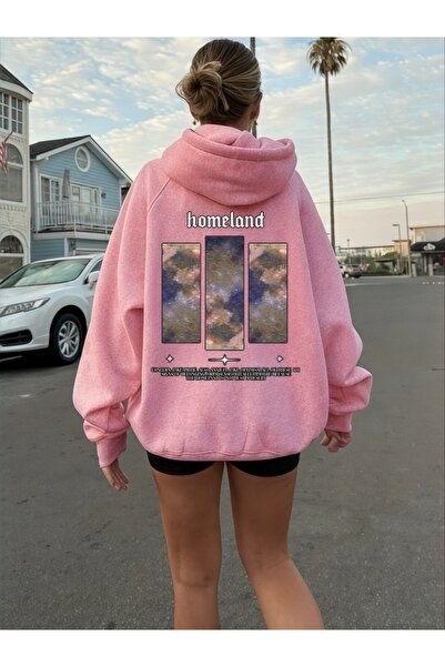 ArtYus Φούτερ Unisex Homeland Colorful Special με τύπωμα Cotton oversized με ...