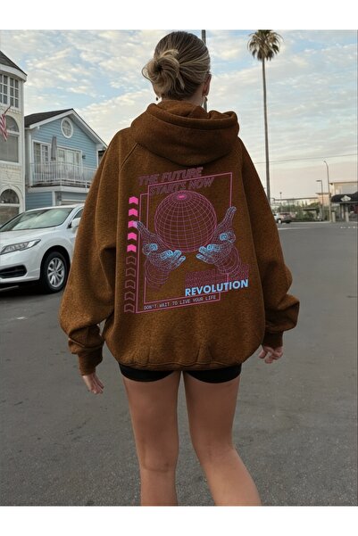 ArtYus Unisex Revolution Colorful Special cu imprimeu Cotton supradimensionat...