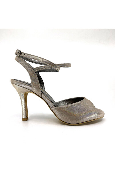 GELTONY SHOES 𝐀𝐑𝐆𝐄𝐍𝐀 | 𝐆𝐄𝐋𝐓𝐎𝐍𝐘® El Yapımı Gümüş Yumuşak Simli Topuklu Ayakkabı Tango Düğün Gece Davet