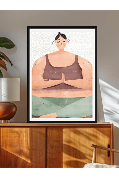 Tuba Decor Tablo dintr-o singură bucată cu rame din lemn pentru sufragerie, s...