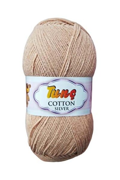 Tunç Tong Cotton Silver Thread, similar to Cotton Gold and Jeans - Cotton (55%) and Acrylic (45%), Color No. 347