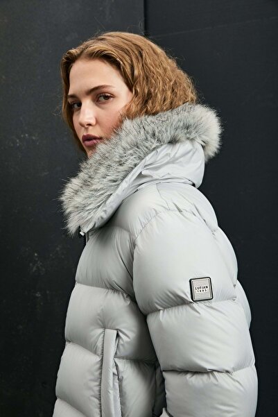 Lufian 122120041 Daisy Goose down Women's Coat Gray