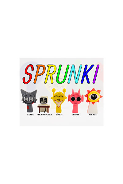 Sprunki Toy Sprunkii Horror Series Figure Set of 5-1