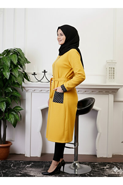 Defkay Есенна/зимна дамска нощница/халат с цип