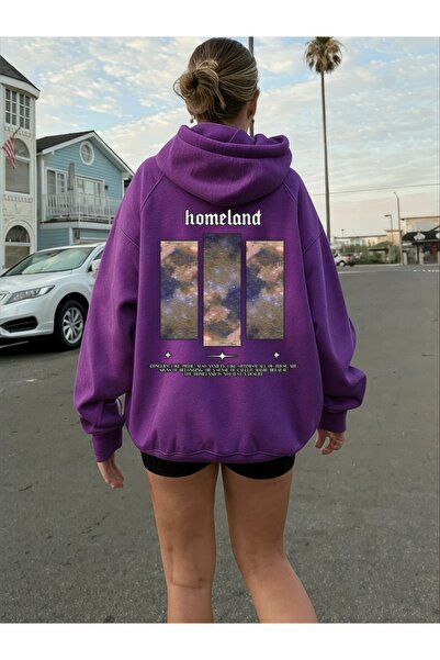 ArtYus Unisex Homeland Colorat Special cu imprimeu Bumbac supradimensionat cu...