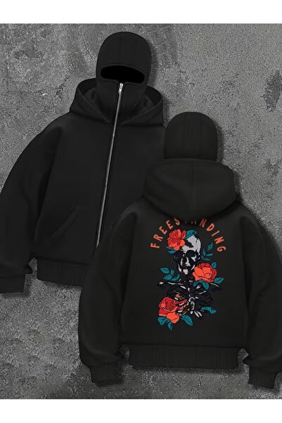 ship master Hanorac unisex Ninja cu mască de zăpadă Cardigan din lână groasă ...