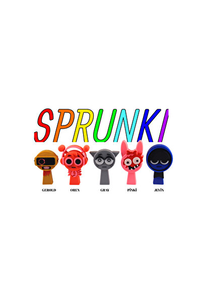 Sprunki Toy Sprunkii Horror Series Figure Set of 5-2