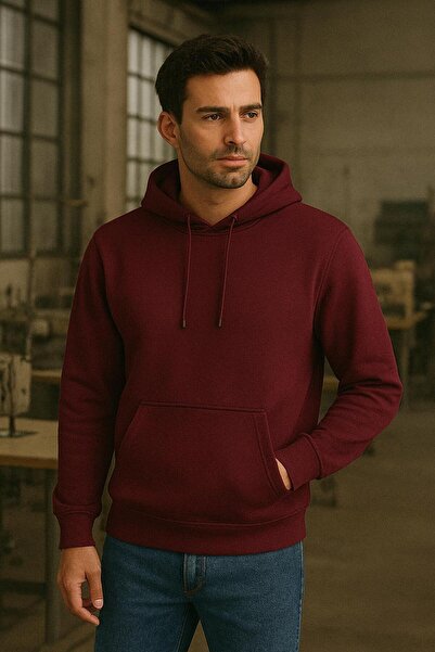 Ars Magic Box Hanorac unisex de bază, relaxat, cu glugă, cu 3 fire, cu șardon