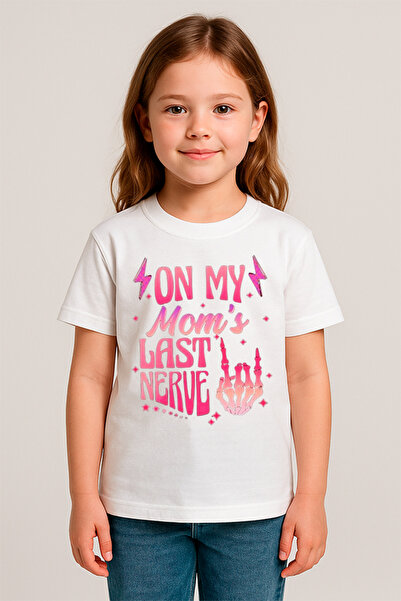 SVART WEAR تي شيرت مطبوع عليه Moms Last Nerve للأطفال والكبار، تي شيرت للأم و...